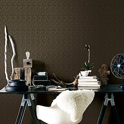 Galerie Wallcoverings Product Code: L-BD2007 - Boutique Wallpaper Collection Galerie Wallcoverings Product Code L-BD2007 - Boutique Wallpaper Collection - Bronze Brown Colours - Geometric Design