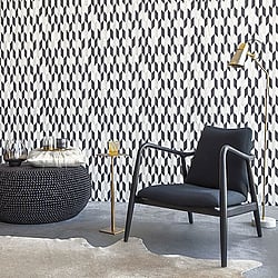 Galerie Wallcoverings Product Code: SK21113 - Skandinavia 2 Wallpaper Collection Galerie Wallcoverings Product Code SK21113 - Skandinavia 2 Wallpaper Collection - Black White Colours - Monochrome Arrow Design