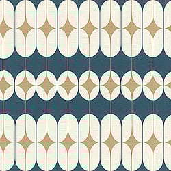 Galerie Wallcoverings Product Code: SK21117 - Skandinavia 2 Wallpaper Collection Galerie Wallcoverings Product Code SK21117 - Skandinavia 2 Wallpaper Collection - Blue Gold Cream Colours - Blue Gold Deco Design