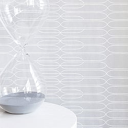 Galerie Wallcoverings Product Code: SK21120 - Skandinavia 2 Wallpaper Collection Galerie Wallcoverings Product Code SK21120 - Skandinavia 2 Wallpaper Collection - Light Grey White Colours - Grey Deco Line Print Design