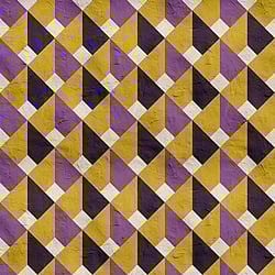Galerie Wallcoverings Product Code WH45217M - Welcome Home Murals Wallpaper Collection - Cream, Yellow, Lilac Colours - Mod Mosaic Design