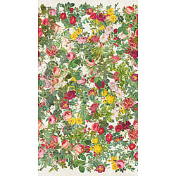 Galerie Wallcoverings Product Code WH45231M - Welcome Home Murals Wallpaper Collection - Yellow, Green, Red Colours - Mixed Rose Garden Design
