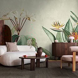 Galerie Wallcoverings Product Code WH45280M - Welcome Home Murals Wallpaper Collection - Multi-coloured Colours - Vibrant Tropical Foliage Design