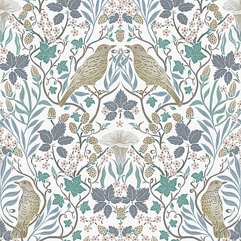 Galerie Wallcoverings Product Code 47619 - Heritage Wallpaper Collection - white Colours -  