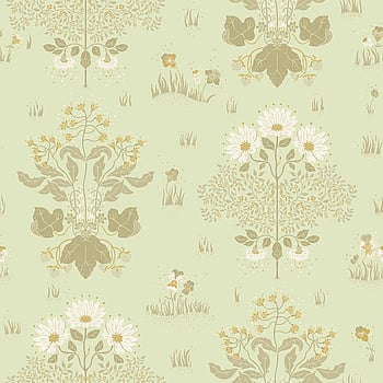 Galerie Wallcoverings Product Code 83134 - Hjarterum Wallpaper Collection - Light green Colours -  