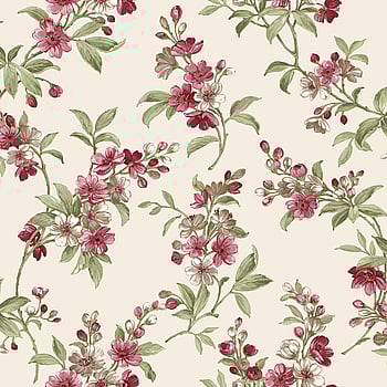 Galerie Wallcoverings Product Code 84005 - Cottage Chic Wallpaper Collection - Red Colours -  