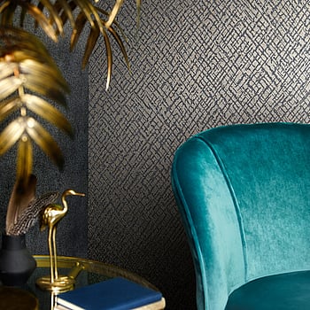 Galerie Wallcoverings Product Code 95042 - Air Wallpaper Collection - Anthracite Colours -  