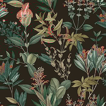 Galerie Wallcoverings Product Code BL22745 - Botanica Wallpaper Collection - Black Colours -  