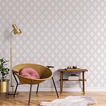 Galerie Wallcoverings Product Code DA23260 - Luxe Wallpaper Collection - White Colours -  