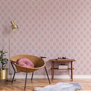 Galerie Wallcoverings Product Code DA23262 - Luxe Wallpaper Collection - Light Pink Colours -  