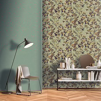Galerie Wallcoverings Product Code DW2007 - Designer Walls Wallpaper Collection - Leek Green Colours -  