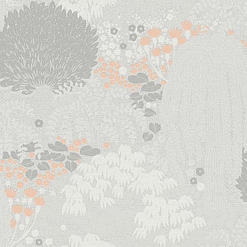 Galerie Wallcoverings Product Code FL61130 - Flourish Wallpaper Collection - Grey/Pink Colours -  