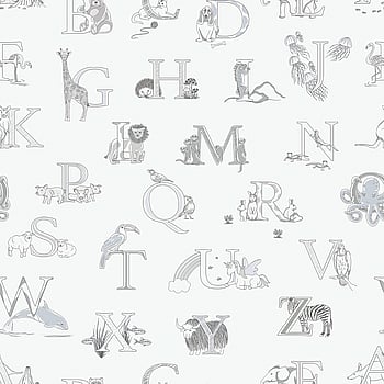 Galerie Wallcoverings Product Code G56536 - Just 4 Kids 2 Wallpaper Collection - Grey Colours -  