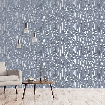 Galerie Wallcoverings Product Code G67720 - Special FX 2 Wallpaper Collection - Blue Silver Grey Colours -  
