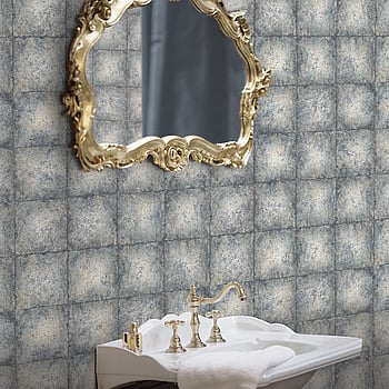 Galerie Wallcoverings Product Code G67795 - Ambiance Wallpaper Collection - Navy Gold Colours -  