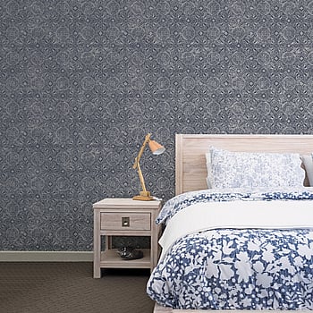 Galerie Wallcoverings Product Code G78317 - Bazaar Wallpaper Collection - Navy Colours -  