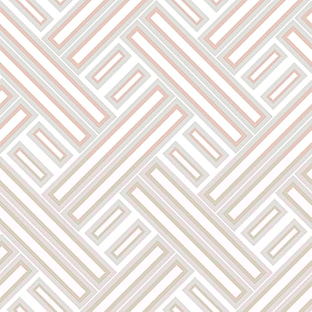 Galerie Wallcoverings Product Code GX37600 - Geometrix Wallpaper Collection - Grey Rose Gold Colours -  