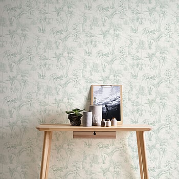 Galerie Wallcoverings Product Code HV41020 - Havana Wallpaper Collection - Grey Green Colours -  