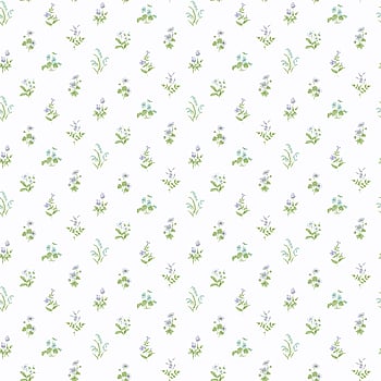 Galerie Wallcoverings Product Code PF38169 - Pretty Prints Wallpaper Collection - Purple, Turquoise, Green Colours -  