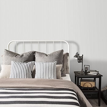 Galerie Wallcoverings Product Code SY33961 - Simply Stripes 3 Wallpaper Collection - Grey Colours -  