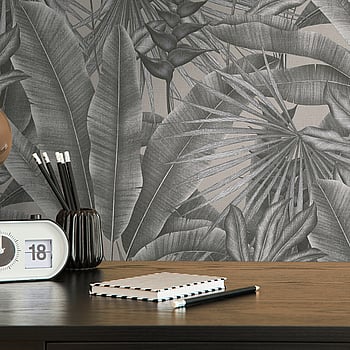 Galerie Wallcoverings Product Code WH30115 - Welcome Home Wallpaper Collection - Silver Grey Colours -  